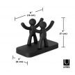 UMBRA BUDDY 330281-040 Fekete szalvétatartó figura