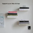 UMBRA CONCEAL 330639-560 Ezüst láthatatlan könyvespolc szett