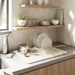 UMBRA UDRY DRYING RACK 330720-354 bézs összecsukható edényszárító matrac
