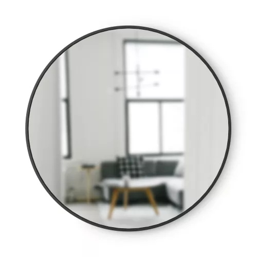 UMBRA HUB 94 358370-040 Fekete kerek tükör