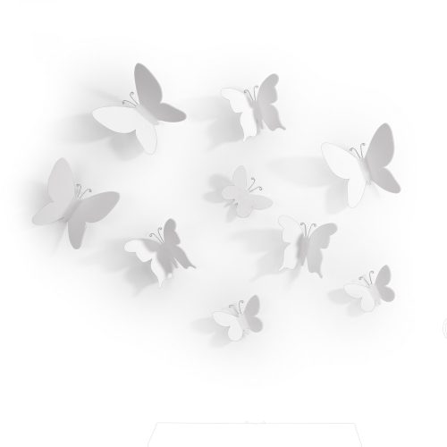 UMBRA MARIPOSA 470130-660 fehér pillangó faldekoráció
